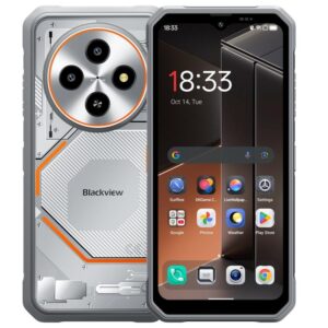 Blackview FORT 2 Rugged Phone, 8GB+128GB, 6.56 inch Android 15 MediaTek MT6769V/CB Helio G81 Octa Core, Network: 4G, OTG, NFC (White)